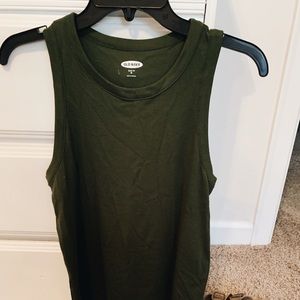 Green tank top